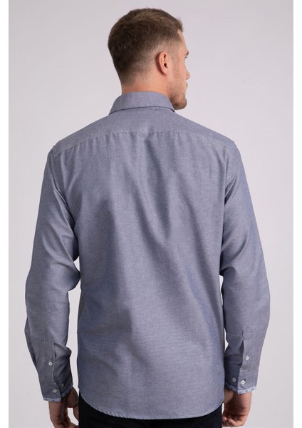 Klasik Fit Rahat Kesim Poplin Oxford Erkek Gömlek fırsatları