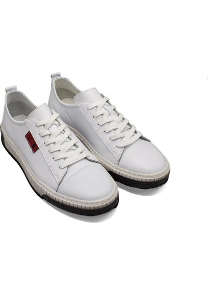 Erkek Sneaker Hakiki Deri Ayakkabı 002Y24E4073