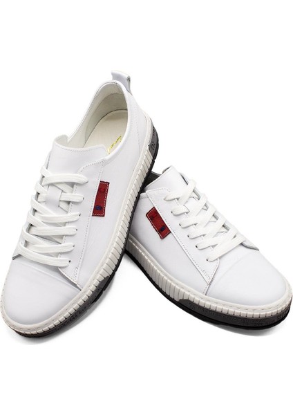 Erkek Sneaker Hakiki Deri Ayakkabı 002Y24E4073