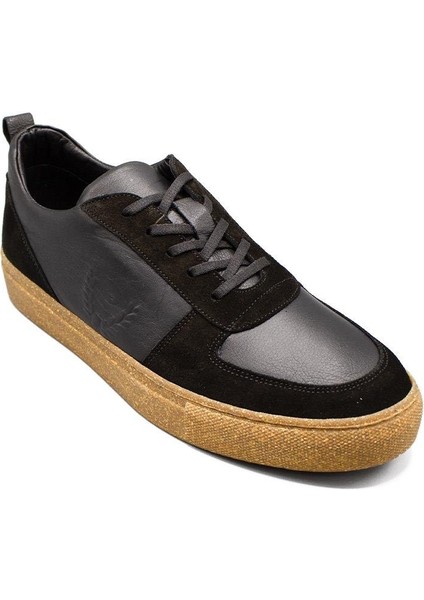 Erkek Sneaker Hakiki Deri Ayakkabı 082Y24E40714 fiyatları