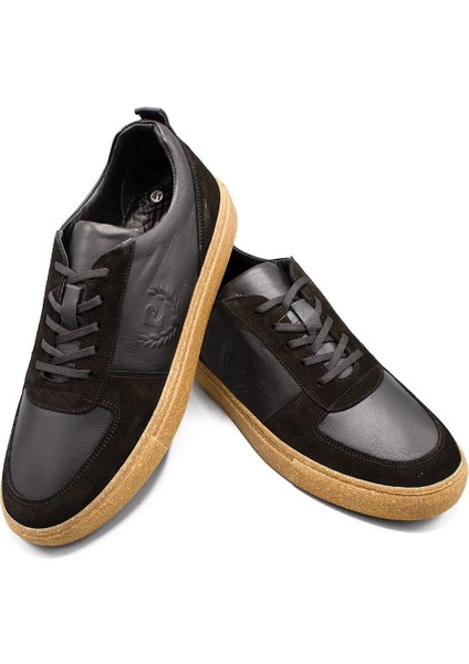 Erkek Sneaker Hakiki Deri Ayakkabı 082Y24E40714 fırsatları
