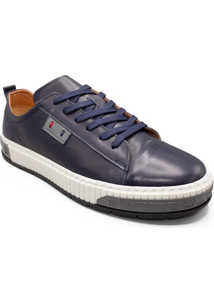 Erkek Sneaker Hakiki Deri Ayakkabı 002Y24E4073