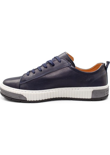 Erkek Sneaker Hakiki Deri Ayakkabı 002Y24E4073