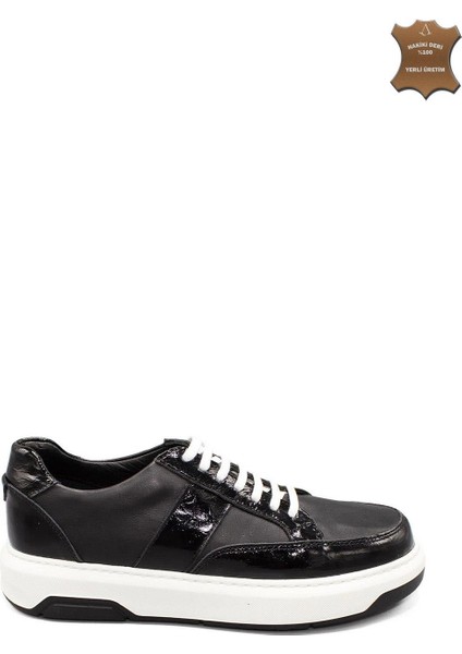 Erkek Sneaker Hakiki Deri Ayakkabı 031Y24E5788