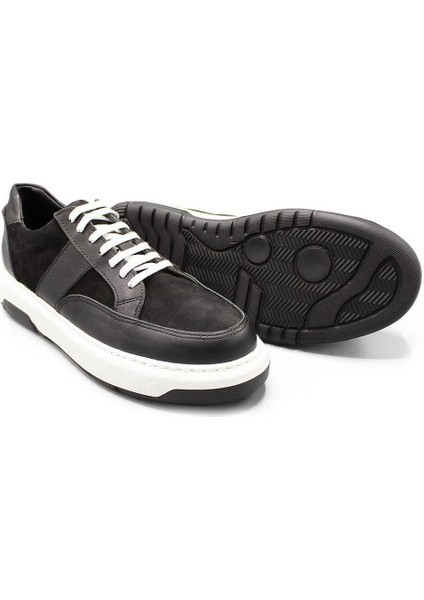Erkek Sneaker Hakiki Deri Ayakkabı 031Y24E5788 indirimleri