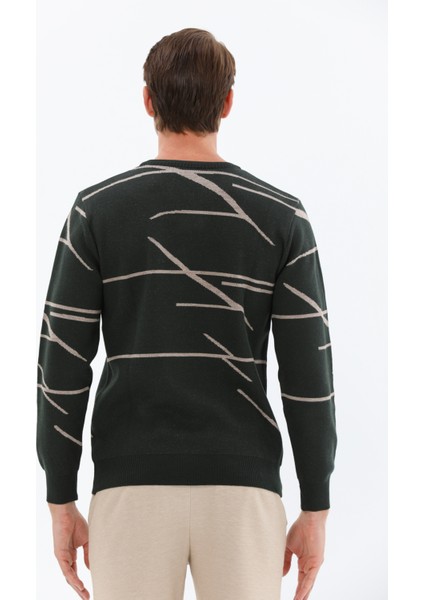 Erkek Desenli Kazak 2422201028.DSOYR indirimleri