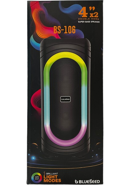 BS-106 Party Box Kablosuz Hoparlör - Speaker modelleri