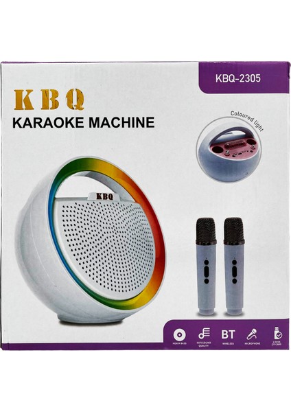 KBQ-2305 Karaoke Box Kablosuz Hoparlör - Speaker