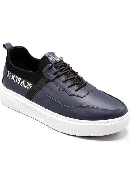 Erkek Sneaker Hakiki Deri Ayakkabı 082Y24E40749