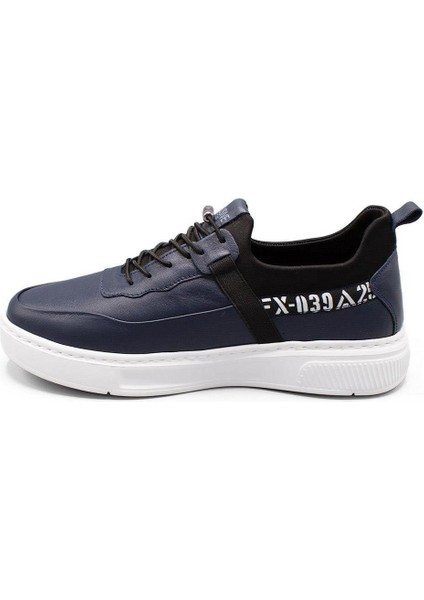 Erkek Sneaker Hakiki Deri Ayakkabı 082Y24E40749