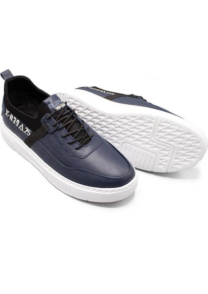 Erkek Sneaker Hakiki Deri Ayakkabı 082Y24E40749