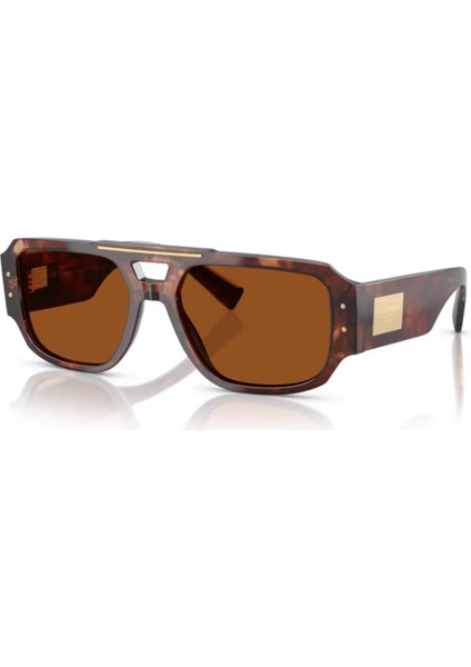 Dolce Gabbana Dg 4482 322273 57 Erkek Pilot Kırçıllı Kırmızı Kemik Güneş Gözlüğü