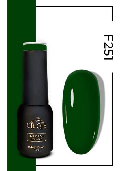 Kalıcı Oje Christmas Yeşili - F251 (5 ML)