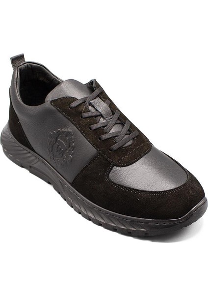 Erkek Sneaker Hakiki Deri Ayakkabı 082Y24E40724