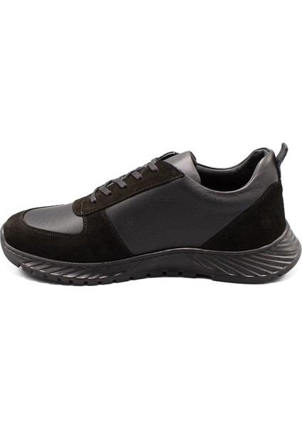 Erkek Sneaker Hakiki Deri Ayakkabı 082Y24E40724