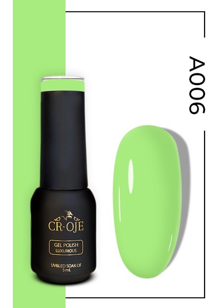 Kalıcı Oje A006 - Açık Yeşil (5 ML)