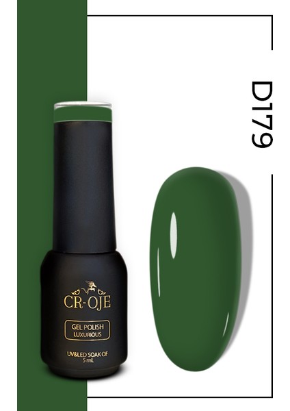 Kalıcı Oje D179 - Koyu Yeşil (5 ML)