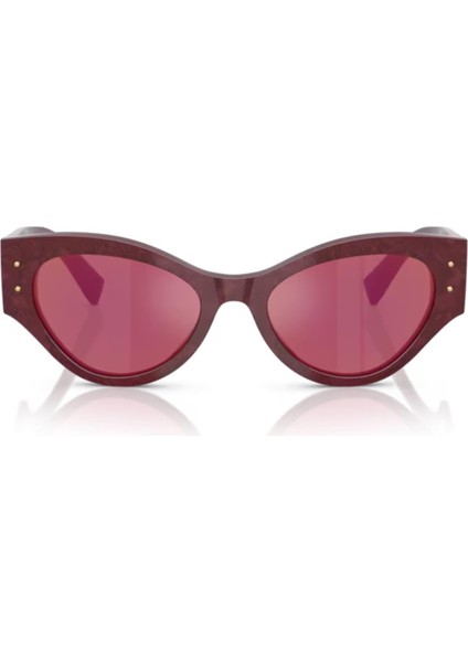Dolce Gabbana Dg 4480 3442D0 53 Kadın Kelebek Bordo Kemik Güneş Gözlüğü fiyatları