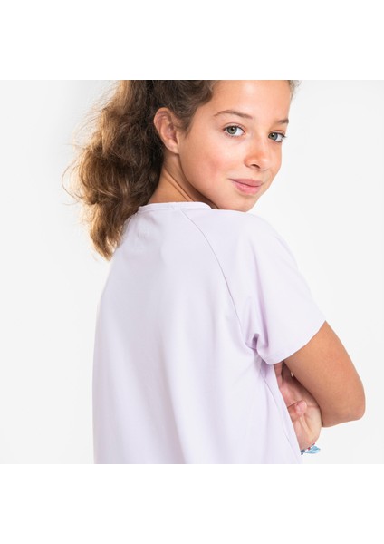Kiprun Çocuk Koşu Tişörtü - Pastel Lila - Kiprun Dry+ 500