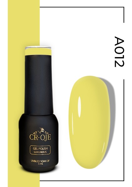 Kalıcı Oje A012 - Yeşilimsi Sarı (5 ML)