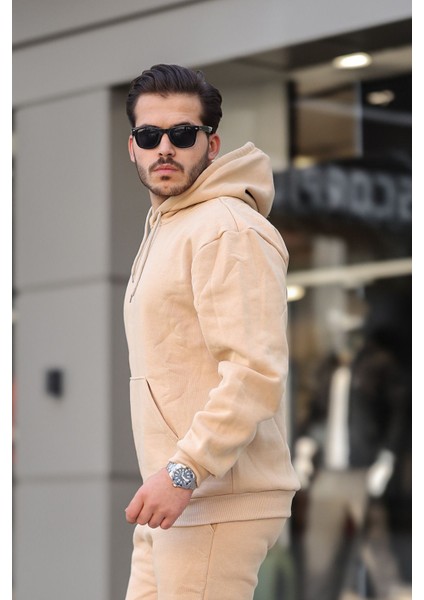 Unisex Basic Relax Fit Vizon Hoodie Sweatshirt