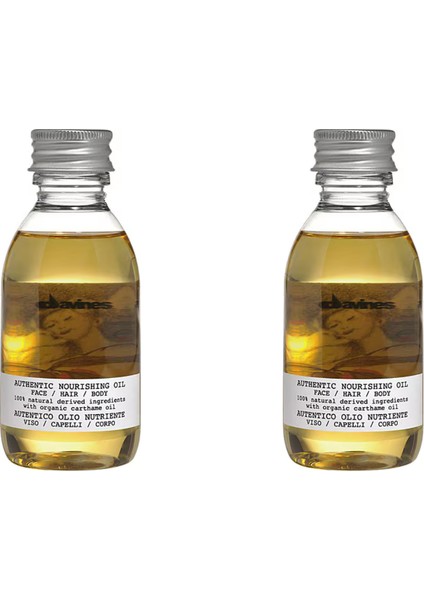 Ekonomik Ikili Davines Authentic Nourishing Besleyici Yağ 140ML - %100 Orijinal %100 Doğal