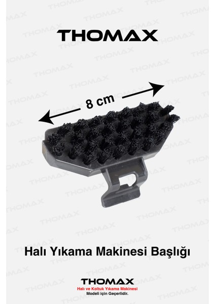Halı Yıkama ve Leke Çıkarma Makinesi Uyumlu Küçük Başlık Aksesuar