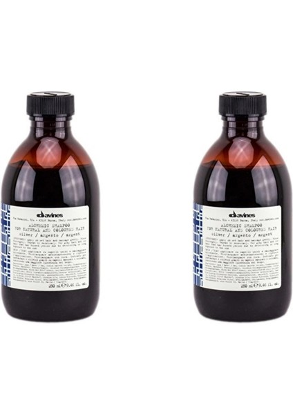 Ekonomik Ikili Davines Alchemic Silver Gümüş Şampuan 280ML - %100 Orijinal %100 Doğal