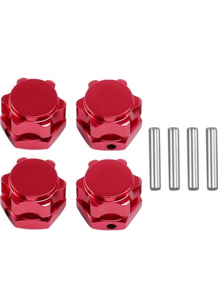 1/8 Yedek Parça Lastikler Adaptör Bijon Somunu 4 Adet/grup 17MM Alüminyum Altıgen Pimleri ile Rc Araba 1/8 Takım C Rc Araba (Yurt Dışından)