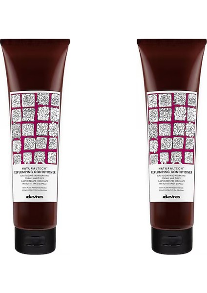 Ekonomik Ikili Davines Replumping Esneklik Kazandıran Yoğunlaştırıcı Saç Kremi 150ML - %100 Orijinal %100 Doğal