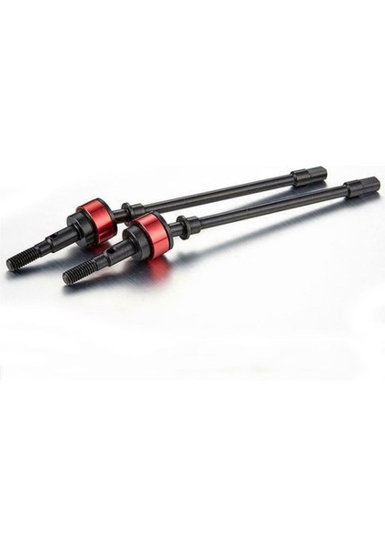 Çift Paslanmaz Çelik Cvd Tahrik Mili Ön Aks Rc Parçaları Eksenel SCX10 Paletli Rc Araba Kırmızı (Yurt Dışından) fiyatları