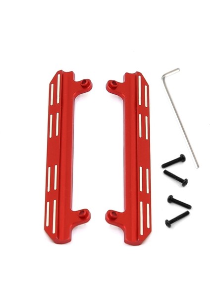 2 Adet Metal Yan Kelepçe Pedalı Kaydırıcılar Jımny XMYKC01CM 1/16 Rc Araba Yükseltme Parçaları Aksesuarları, Kırmızı (Yurt Dışından)