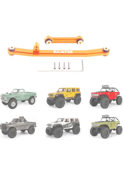 Metal Direksiyon Bağlantısı Direksiyon Bağlantısı 1/24 Rc Paletli Araba Eksenel SCX24 90081 AXI00001 Yükseltme Parçaları Aksesuarları (Yurt Dışından) fiyatları