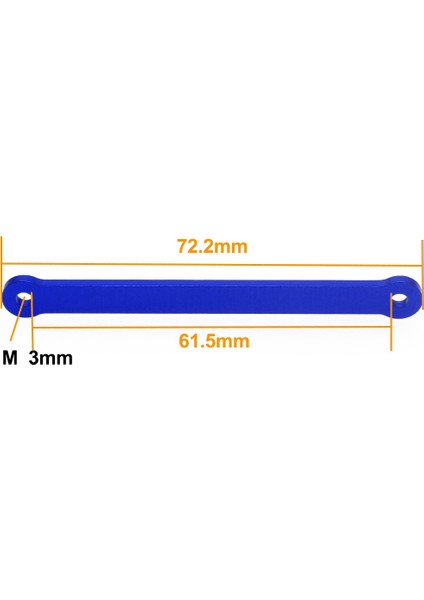 2 Adet Metal Ön Süspansiyon Kolu Montaj Takviye Plakası Kravat Iğnesi 1/10 Slash 2WD Stampede Parçaları Kırmızı (Yurt Dışından)