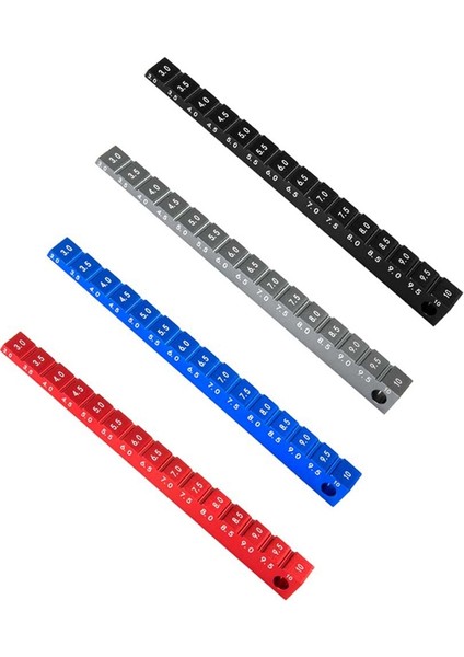 Ayarlanabilir Cetvel Rc Araba Sürüş Yüksekliğini Ayarlama 3-10MM ve Jant Kamber Aletleri Rc Araba Parçası Siyah (Yurt Dışından)