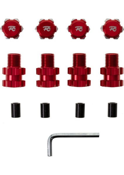 17MM Genişletilmiş Altıgen Bağlantı Parçaları 1/10 Küçük x Alüminyum Alaşımlı 17MM Model Araba Aksesuarları Mavi (Yurt Dışından) indirimleri