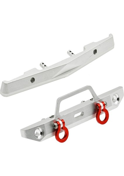 2 Adet Metal Ön Tampon Seti Eksenel SCX24 90081 AXI00001 1/24 Rc Paletli Araba Yükseltme Parçaları Aksesuarları, 3 (Yurt Dışından)
