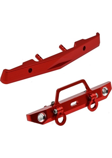 2 Adet Metal Ön Tampon Seti Eksenel SCX24 90081 AXI00001 1/24 Rc Paletli Araba Yükseltme Parçaları Aksesuarları, 3 (Yurt Dışından)