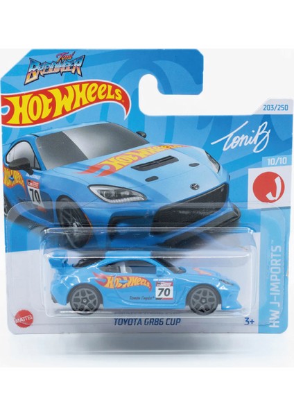 1/64 Ölçek Tekli Regular Arabalar HRY77 Hw J-Imports / Toyota GR86 Cup