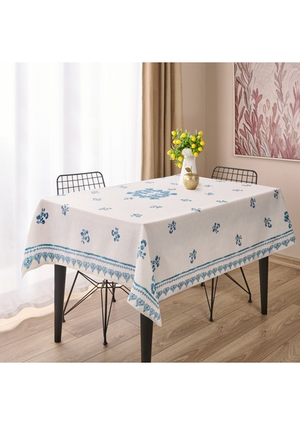 Soft St Tropez Masa Örtüsü - Beyaz