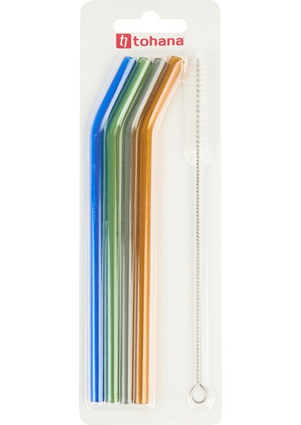 4'lü Cam Pipet Seti - Renkli - 20 cm fiyatları