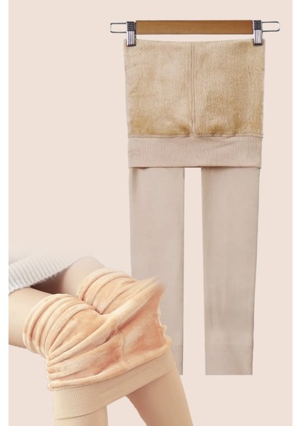 Kışlık Sıcak Tutan Içi Peluşlu Tayt , Esnek ve Yumuşak Ten Rengi Termal Tayt Içlik fiyatları