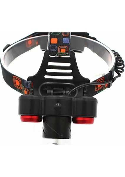 WT-632 Cree T6 6.000 Lümen Yağmur Suyu Geçirmez Kafa Lambası