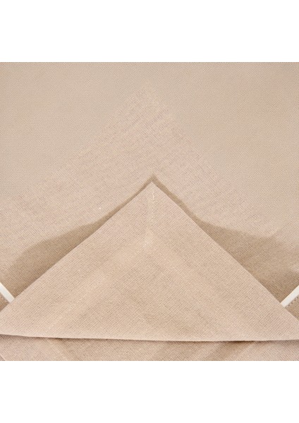 Soft Biyeli Masa Örtüsü - Bej - 140X180 cm