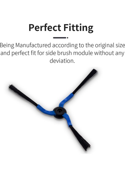 Çift -RM72VR/-RM84V/VR1OF71UCAC/-RL87V Robotlu Süpürge Yan Fırçalar Temizleme Parçaları (Yurt Dışından) modelleri