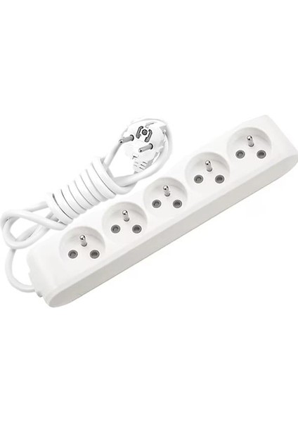 Multilet 5'li Priz Ups Topraklı Klemensli Çoçuk Korumalı 2 Metre