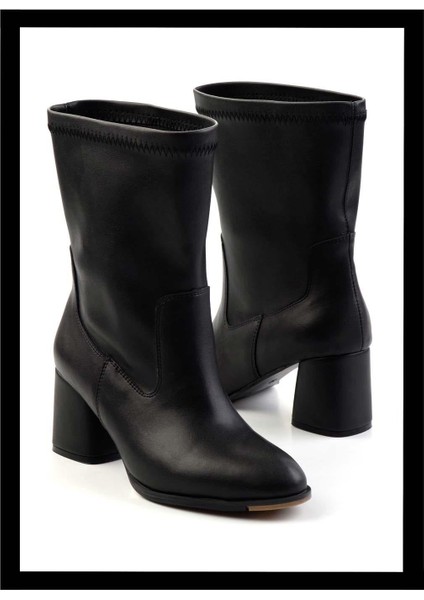 Siyah Kadın Bot & Bootie K02824707009