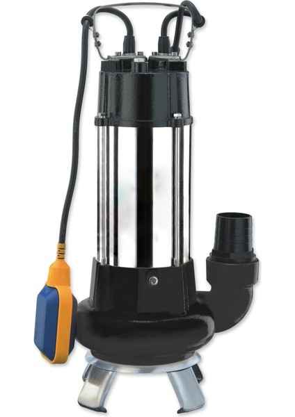 1.5 Hp 220V Foseptik Atık Pis Su Drenaj Dalgıç Pompa 2" Çıkışlı