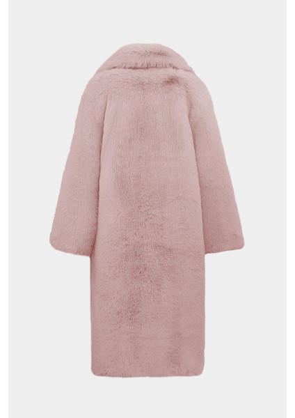 AÇELYAOKCU Premium Uzun Tüylü Kadın Rex Suni Kürk Kaban fırsatları