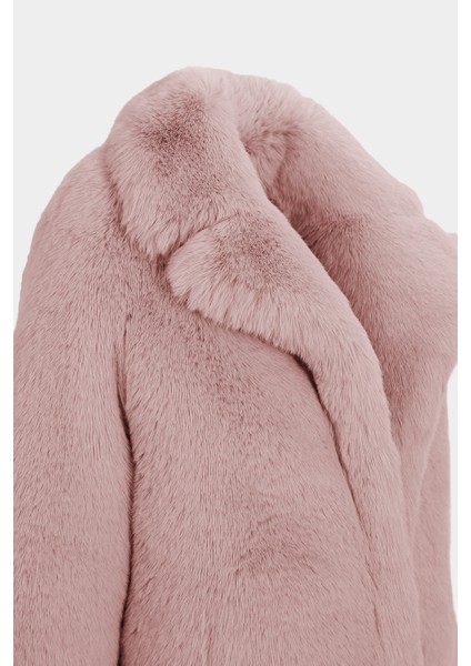 AÇELYAOKCU Premium Uzun Tüylü Kadın Rex Suni Kürk Kaban indirimleri